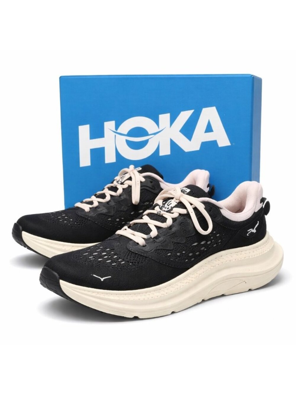 HOKA Kawana 2 Supportive Women’s 10 Obsidian Alabaster Running Training Shoes